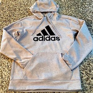 Adidas hoodie sweatshirt.